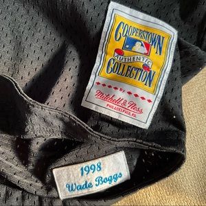 Wade Boggs Tampa Bay Rays Stitched Jersey